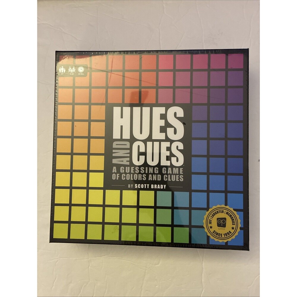 Hues and Cues A Guessing Card Game of Colors and Clues Family Game Night NEW